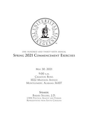 Spring 2021 Commencement Exercises