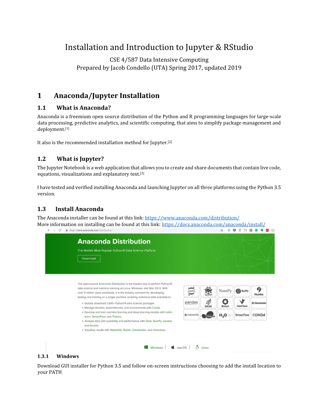 Installation And Introduction To Jupyter Rstudio Docslib