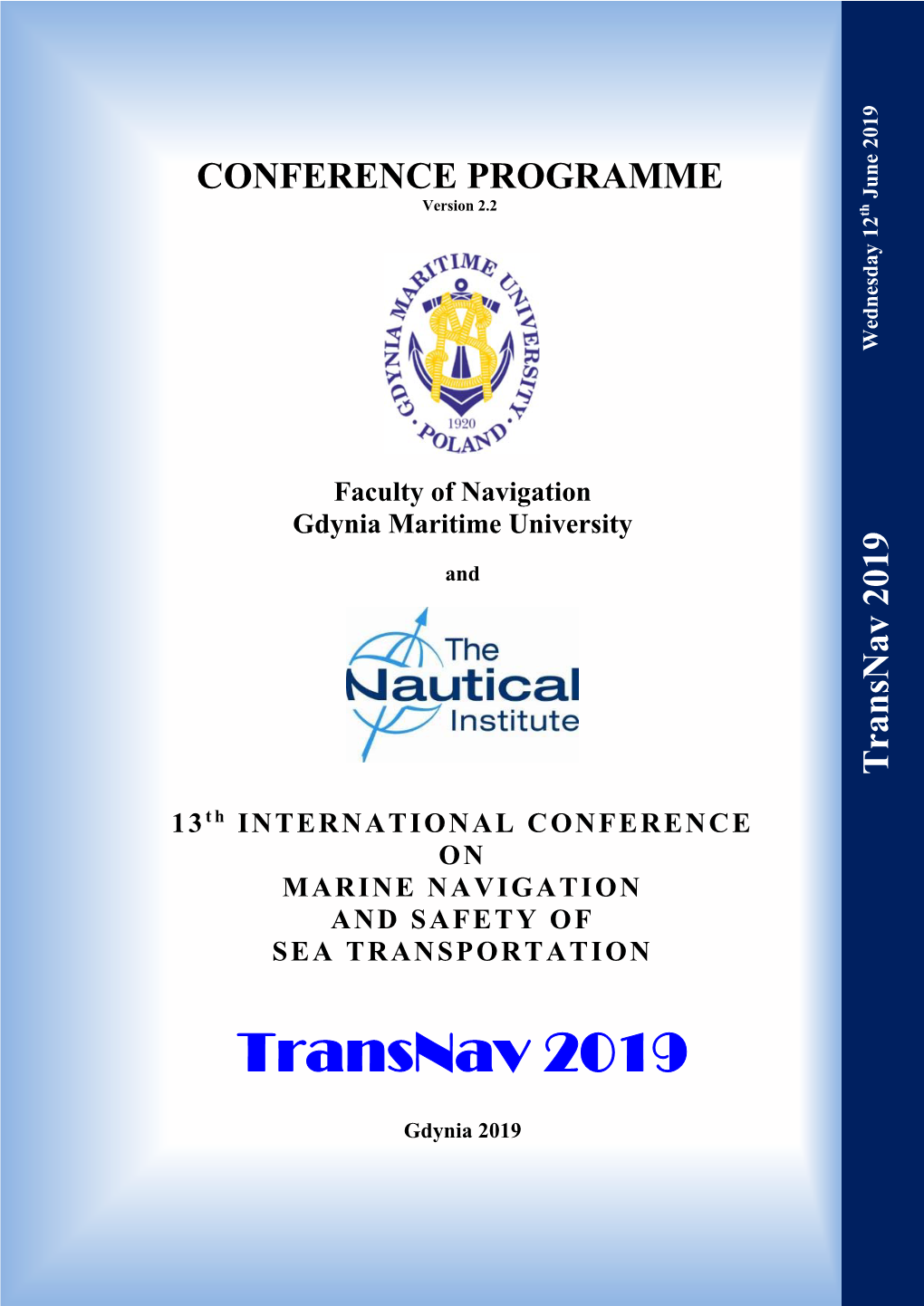 Transnav 2019 Friday 14Thjune 2019