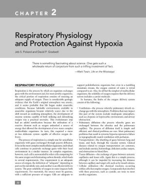 Respiratory Physiology and Protection Against Hypoxia