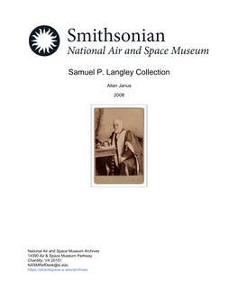 Samuel P. Langley Collection