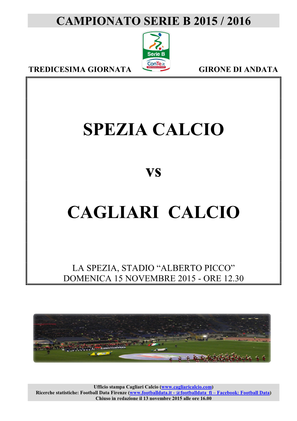 Spezia-Cagliari