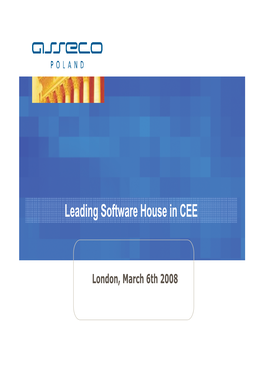 Leading Software House in CEE