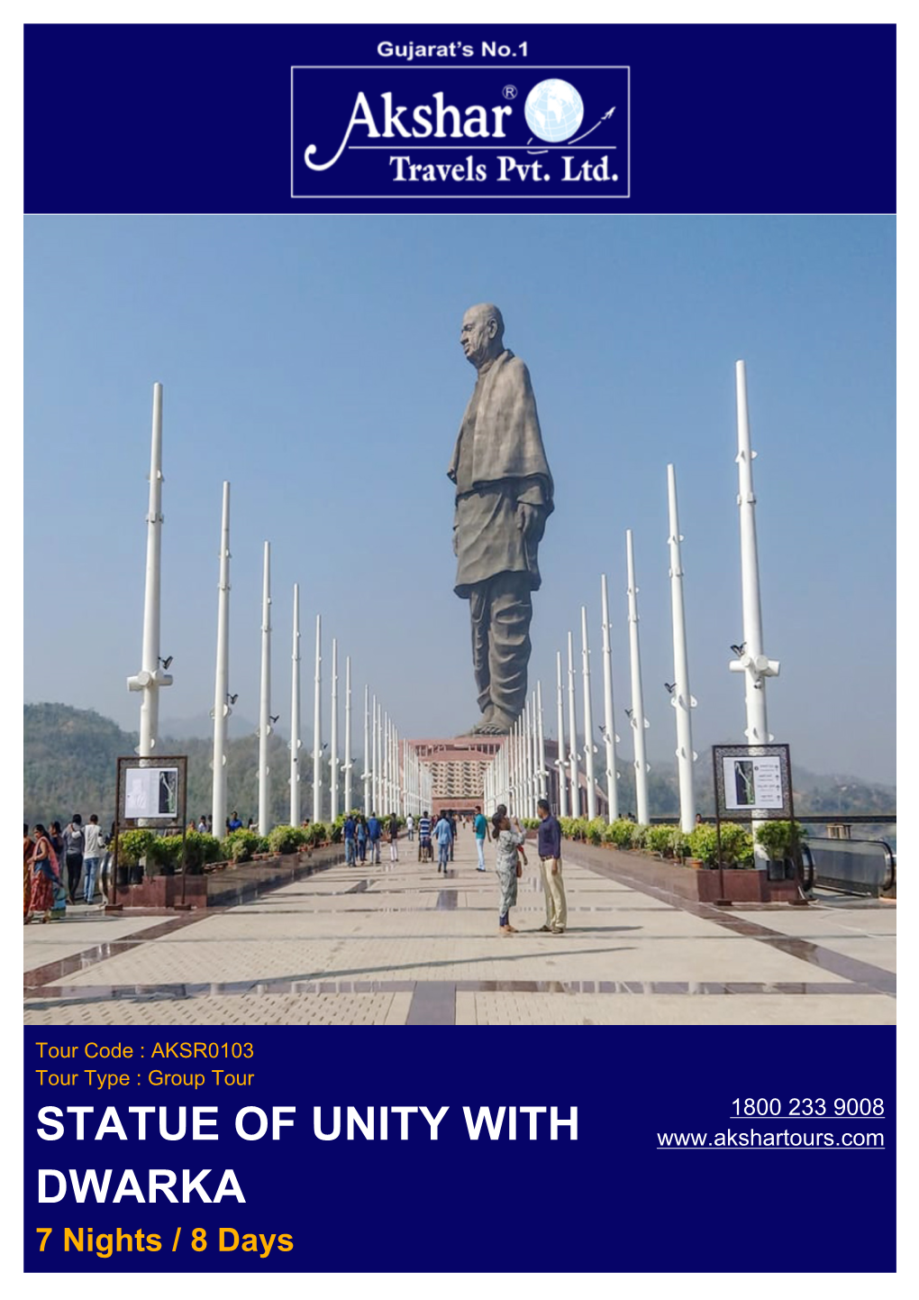 Statue of Unity with Dwarka