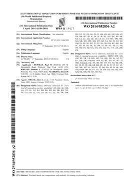 WO 2014/052836 A2 3 April 2014 (03.04.2014) P O P C T