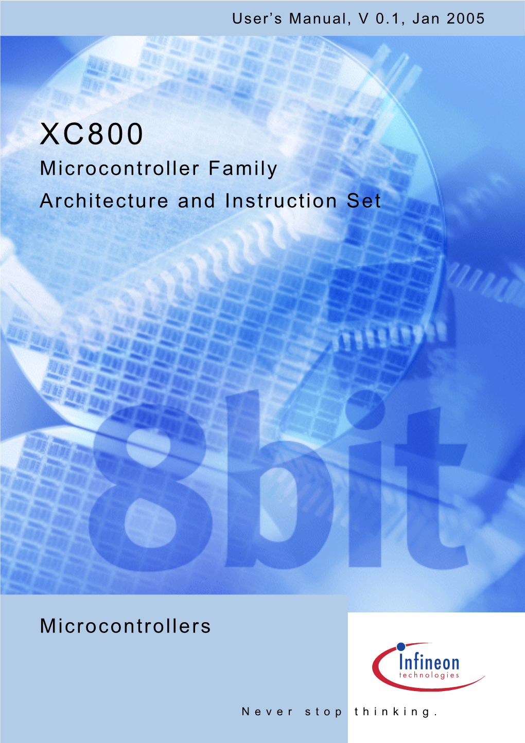 XC800 Instruction Set Manual