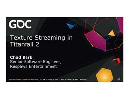 Texture Streaming in Titanfall 2