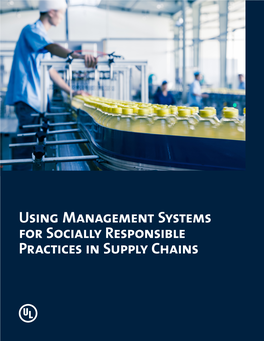 Using Management Systems for Socially Responsible Practices in Supply Chains Using Management Systems for Socially Responsible Practices in Supply Chains