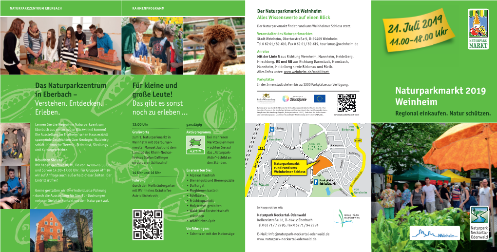 Naturparkmarkt 2019 Weinheim