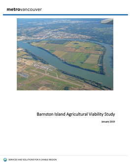 Barnston Island Agricultural Viability Study