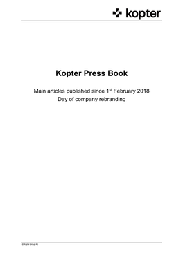 Kopter Press Book