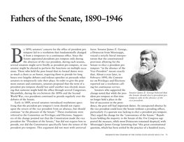Fathers of the Senate, 1890–1946