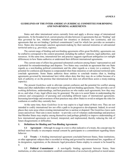 Guidelines for Binding and Non-Binding Agreements