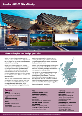 Dundee UNESCO City of Design Events