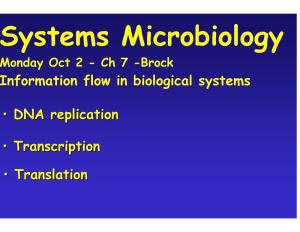 Ch 7 -Brock Information Flow in Biological Systems