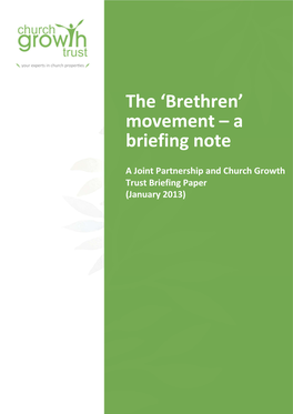 'Brethren' Movement