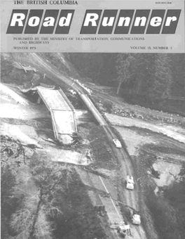 The British Columbia Road Runner, Winter 1978, Volume 15, Number 3