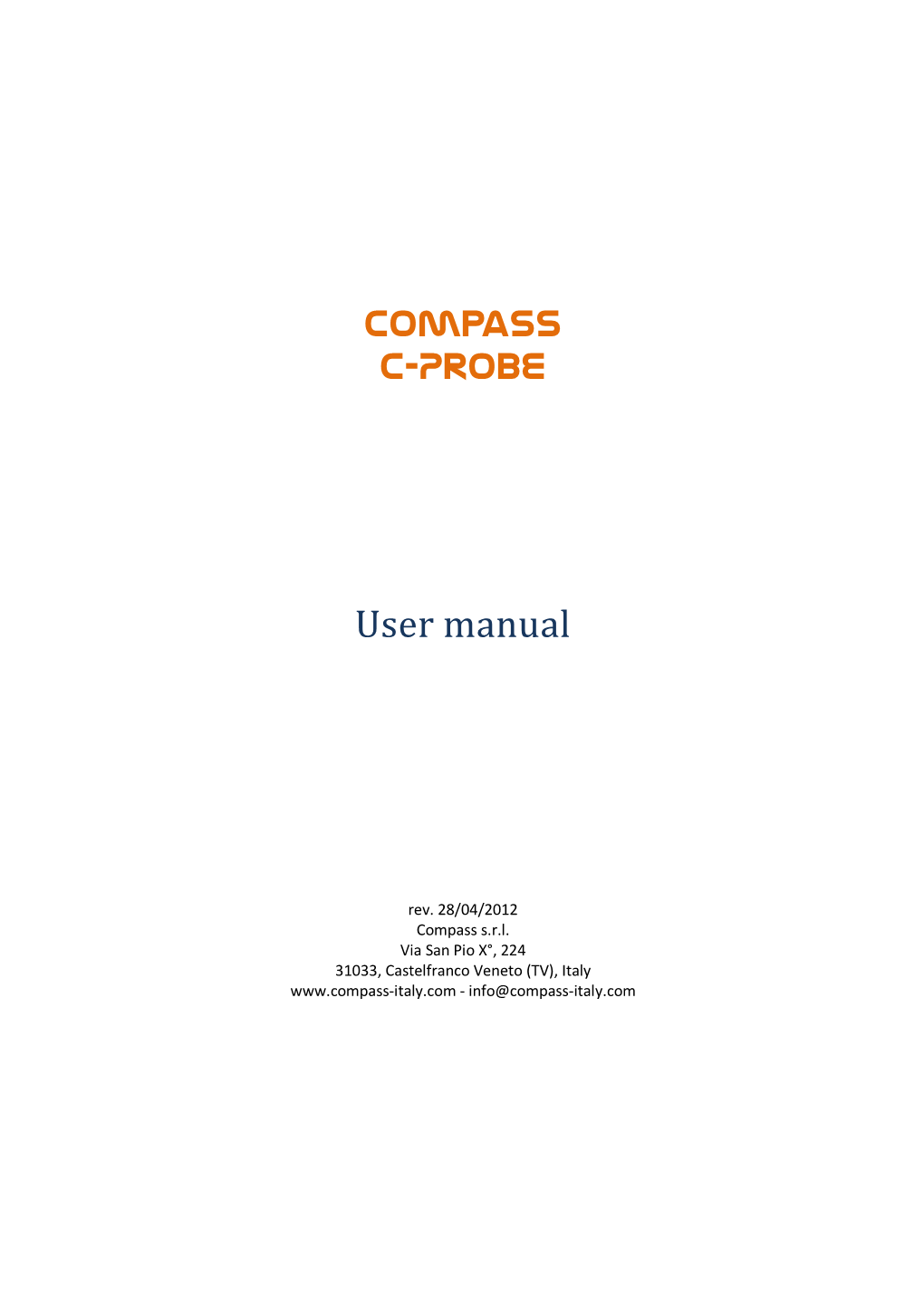 Compass C-Probe User Manual