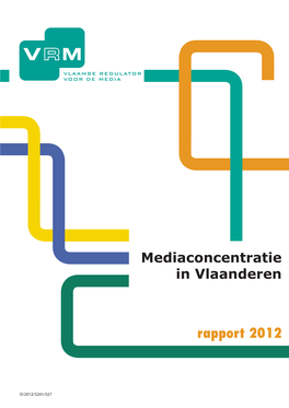 Rapport 2012 Mediaconcentratie in Vlaanderen