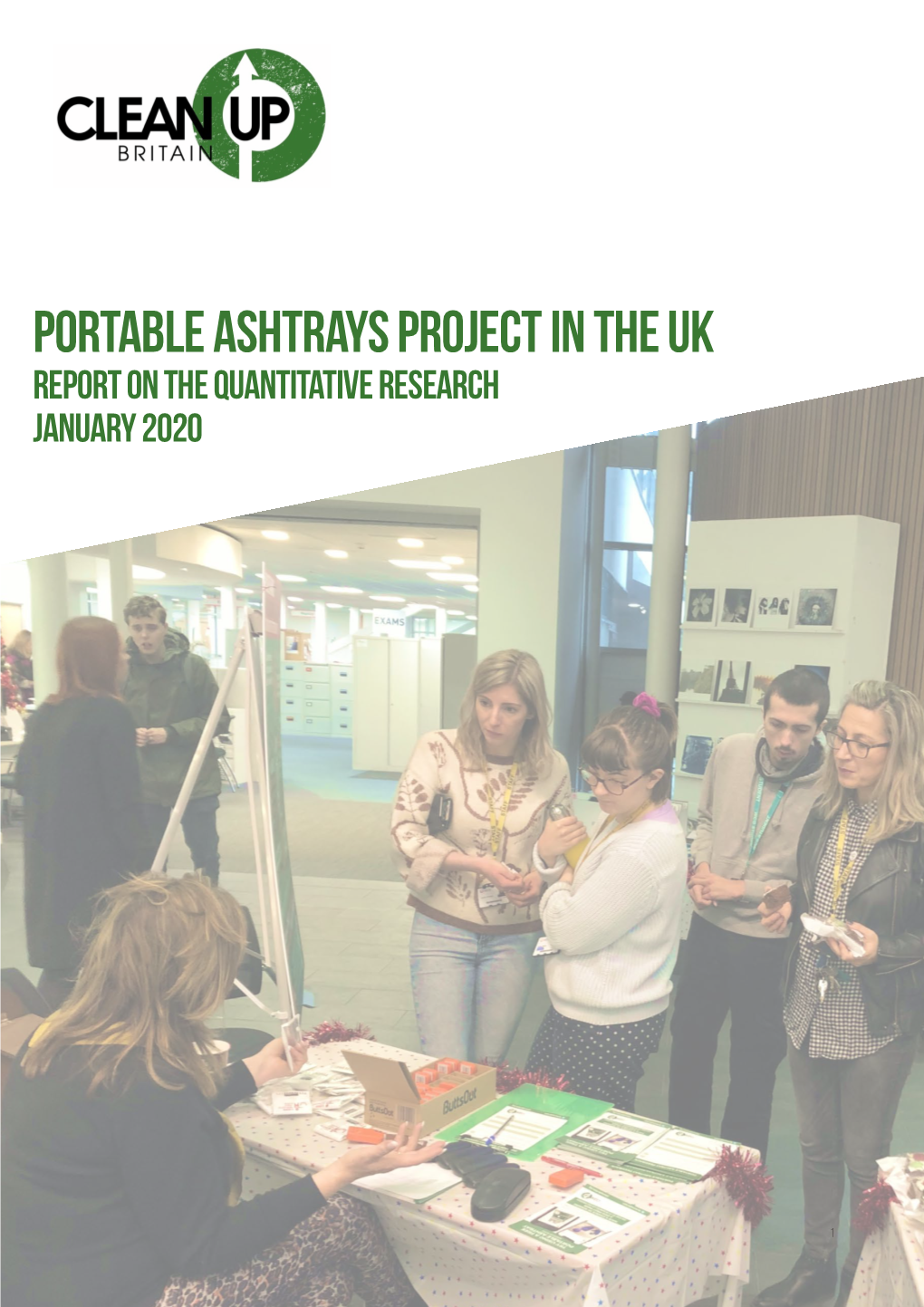 Portable Ashtrays Project in the UK Report on the Quantitative Research January 2020