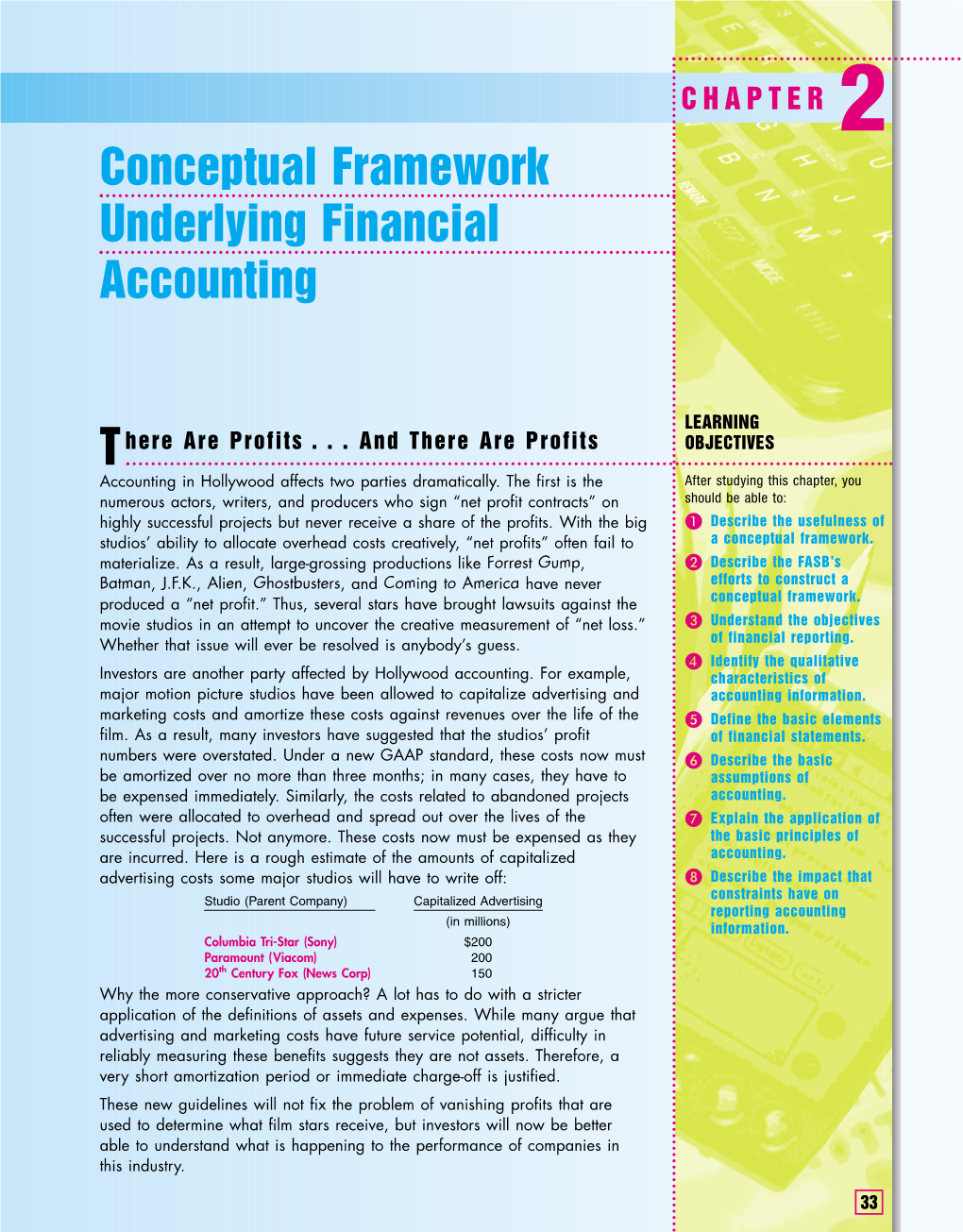 Conceptual Framework Underlying Financial Accounting