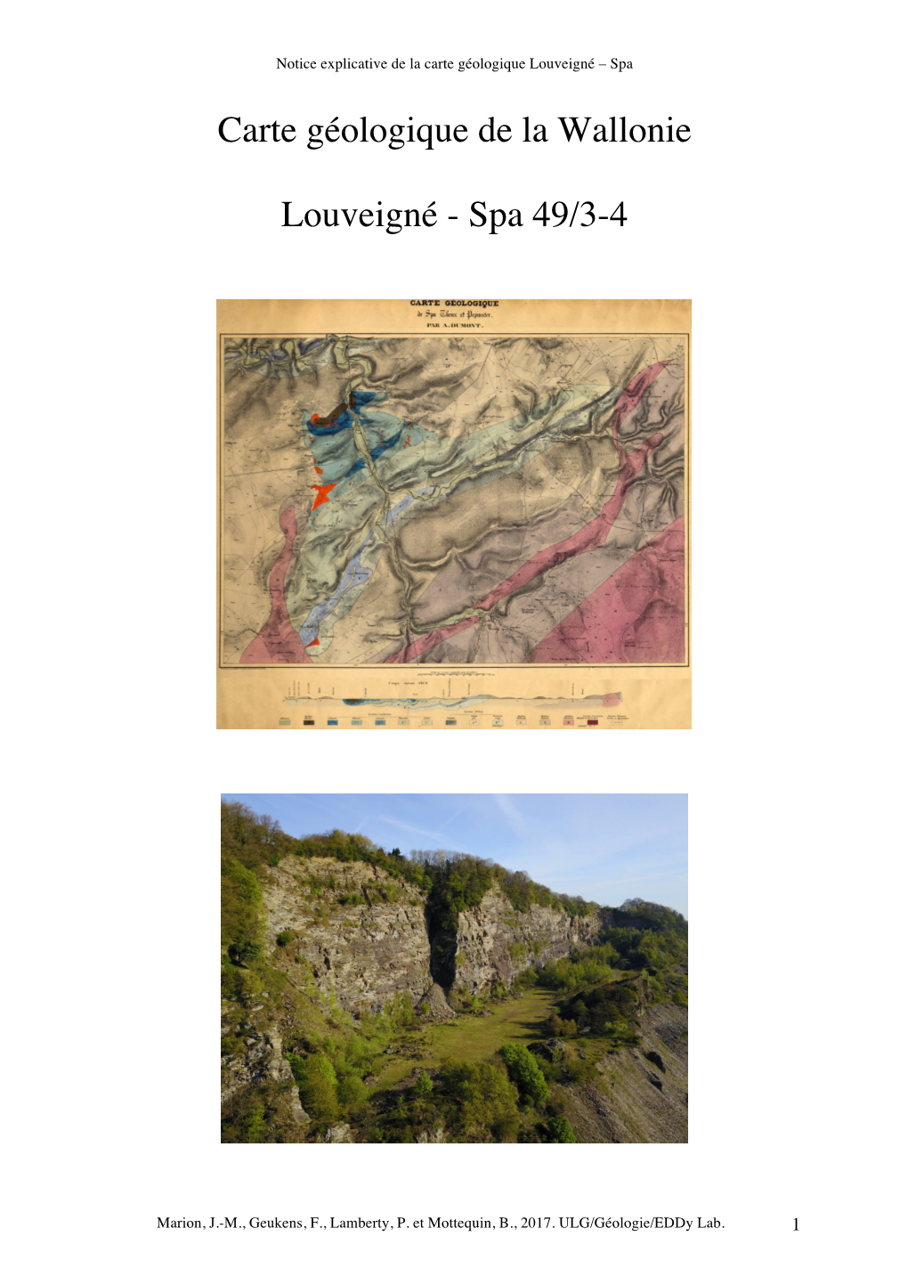 Carte Géologique De La Wallonie Louveigné