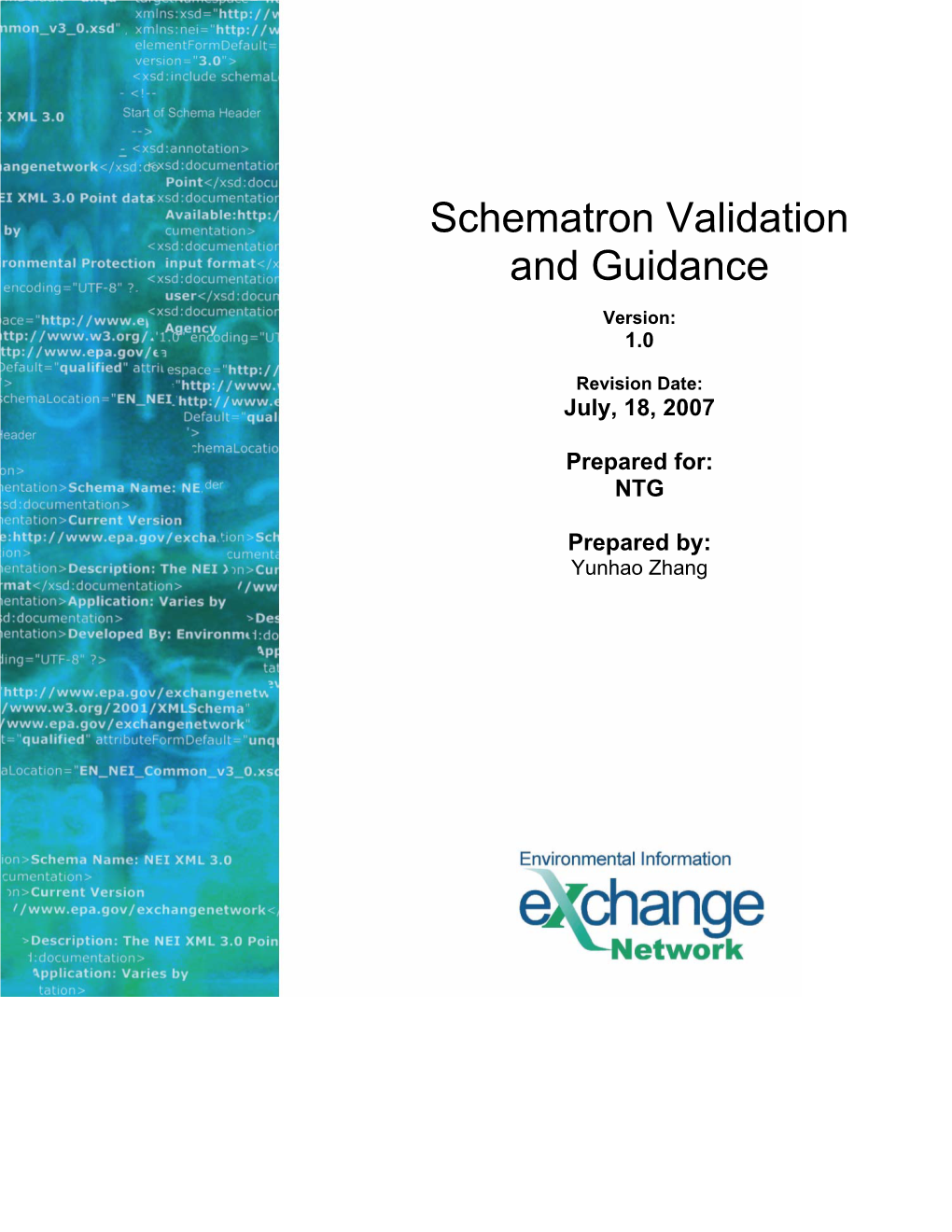 Schematron Validation and Guidance