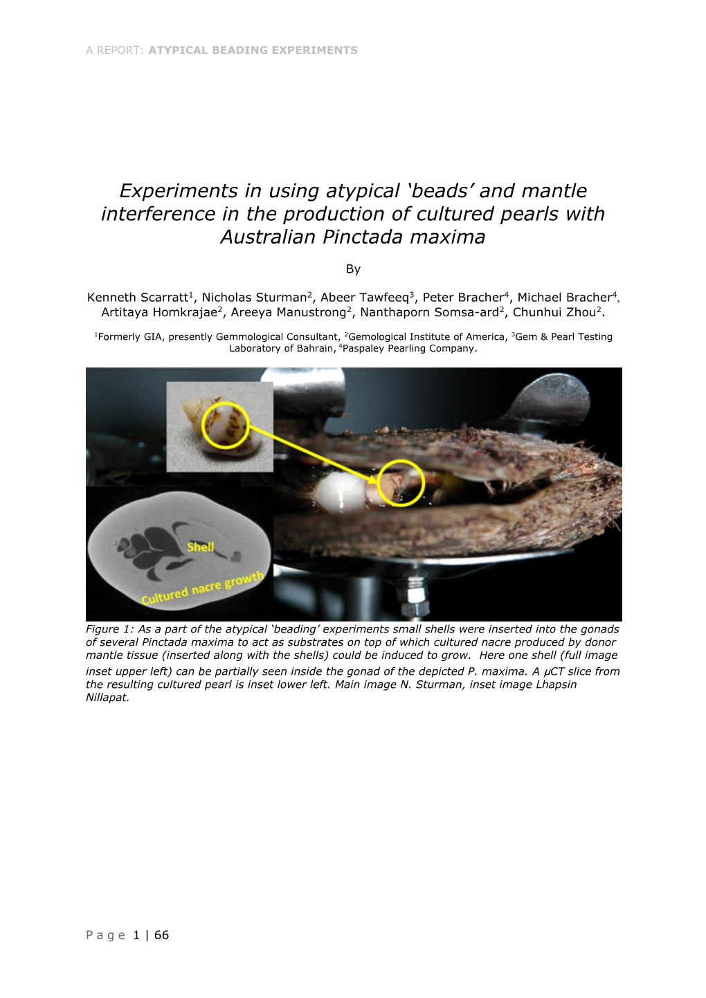 Experiments in Using Atypical 'Beads' and Mantle Interference in The