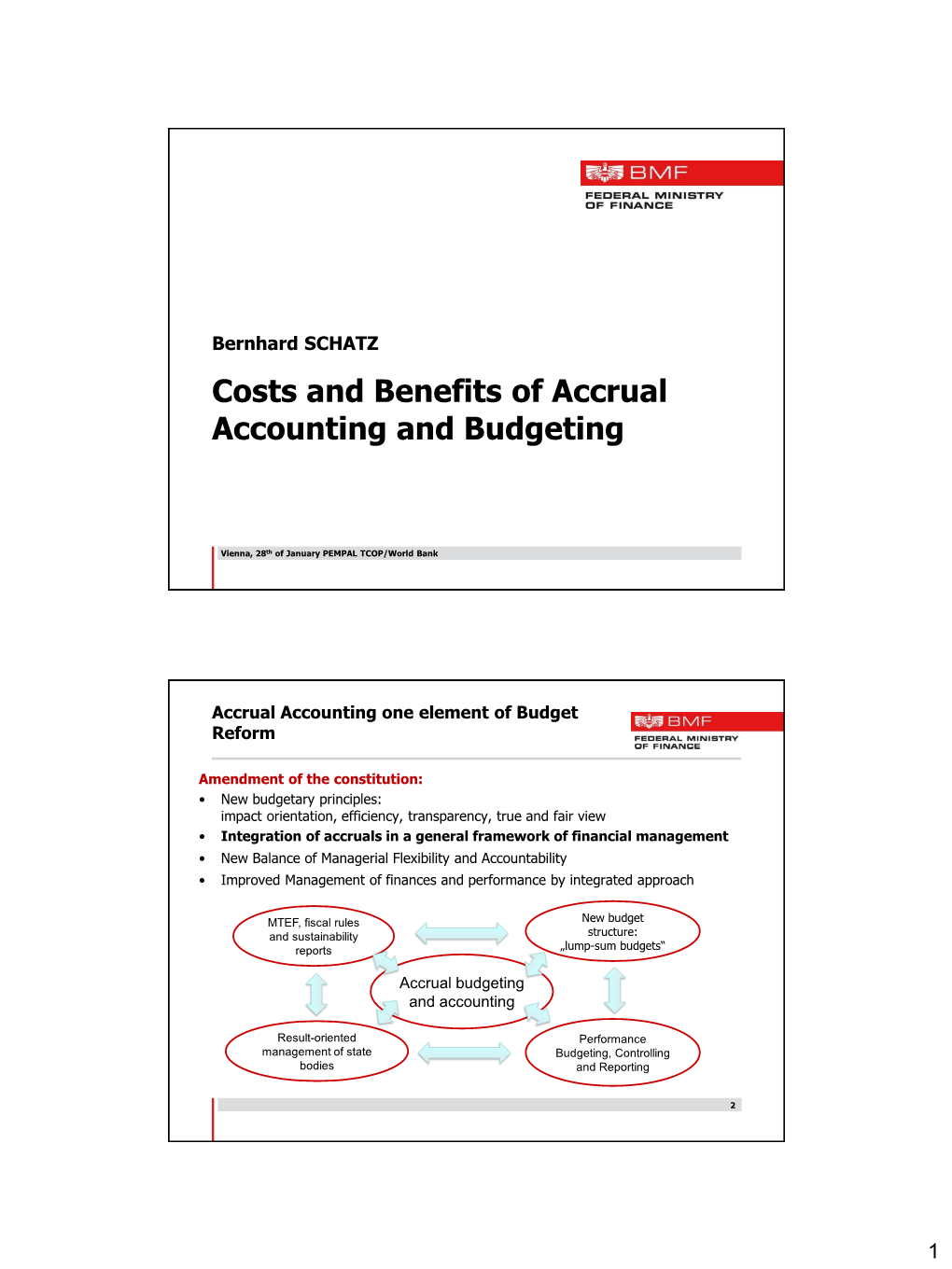 Costs and Benefits of Accrual Accounting and Budgeting