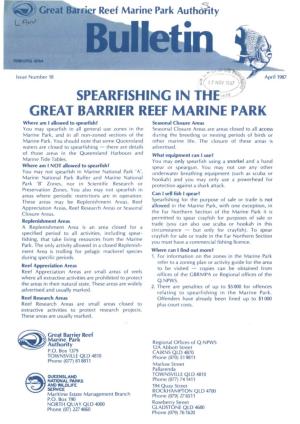 Spearfishing in Great Barrier Reef Marine Park