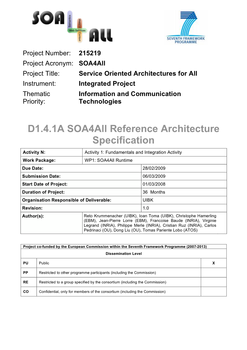 D1.4.1A Soa4all Reference Architecture Specification