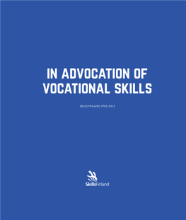In Advocation of Vocational Skills