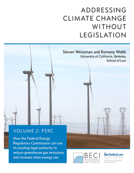Federal Energy Regulatory Commission Can Use Its Existing