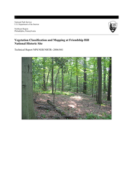 Vegetation Classification and Mapping at Friendship Hill National Historic Site