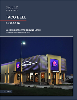 Taco Bell $1,300,000
