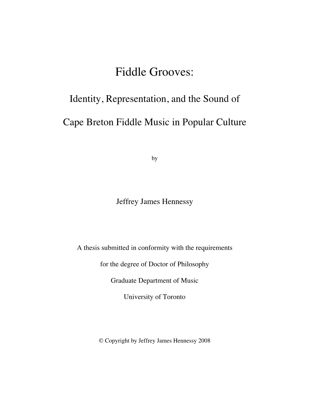 Fiddle Grooves