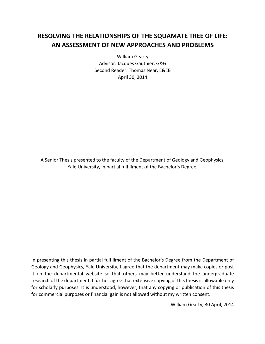 Resolving the Relationships of the Squamate Tree of Life: an Assessment of New Approaches and Problems