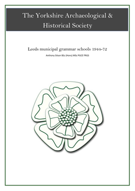 Leeds Municipal Grammar Schools 1944-72