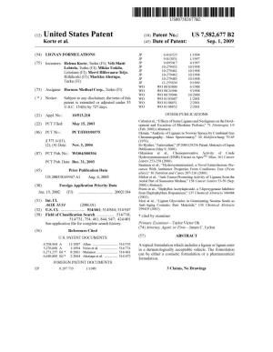 (12) United States Patent (10) Patent No.: US 7,582,677 B2 Korte Et Al