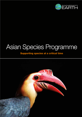 Asian Species Programme Supporting Species at a Critical Time