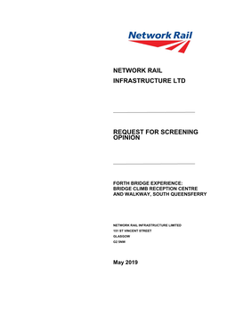 Network Rail Infrastructure Ltd Request for Screening