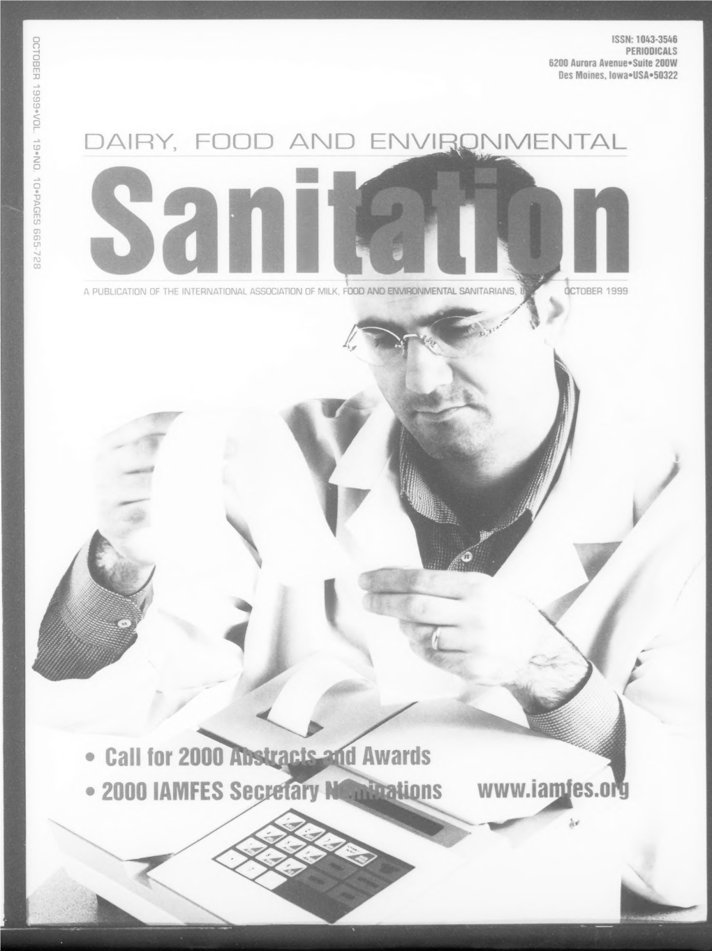 Dairy, Food and Environmental Sanitation 1999-10