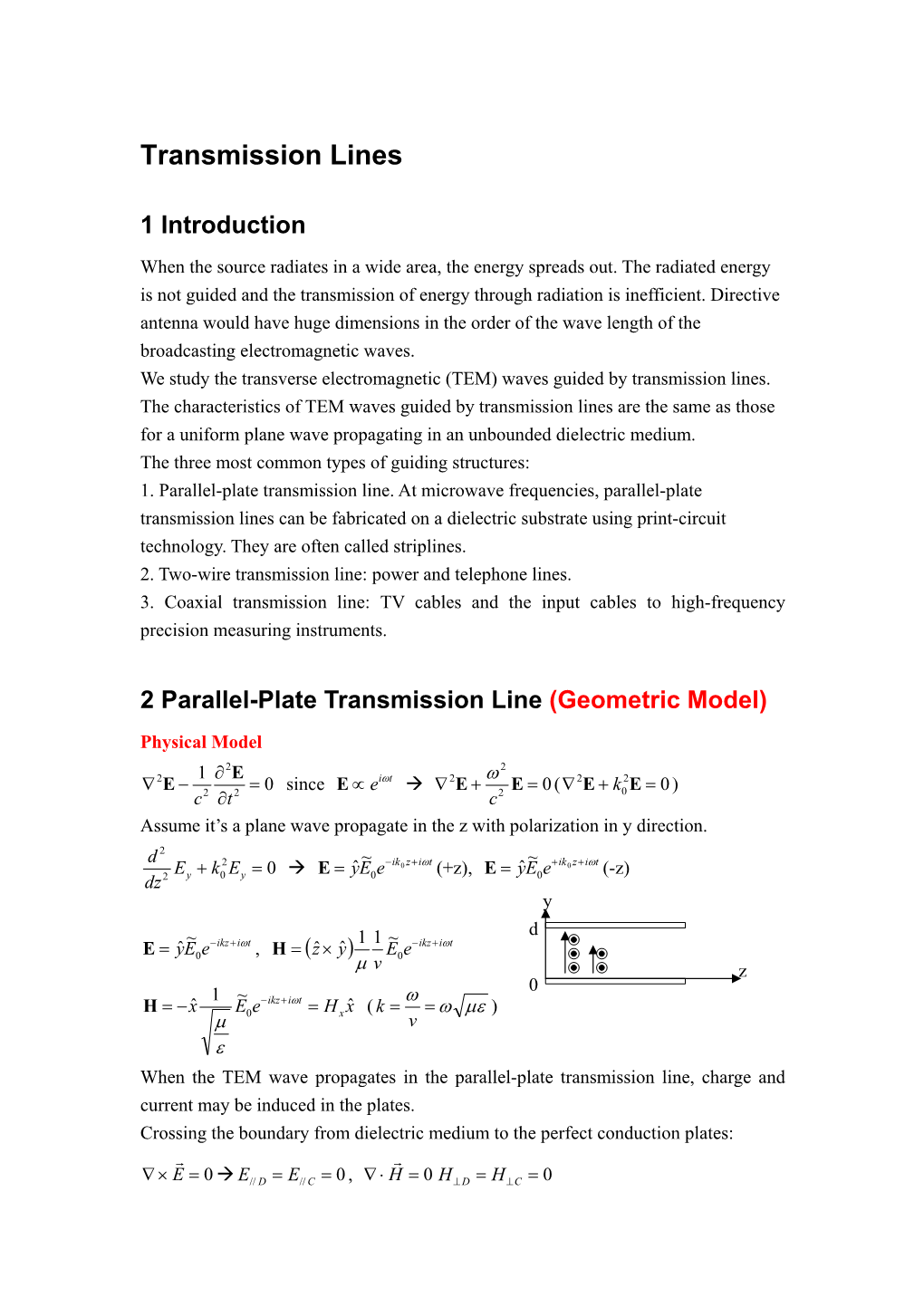 Transmission Lines