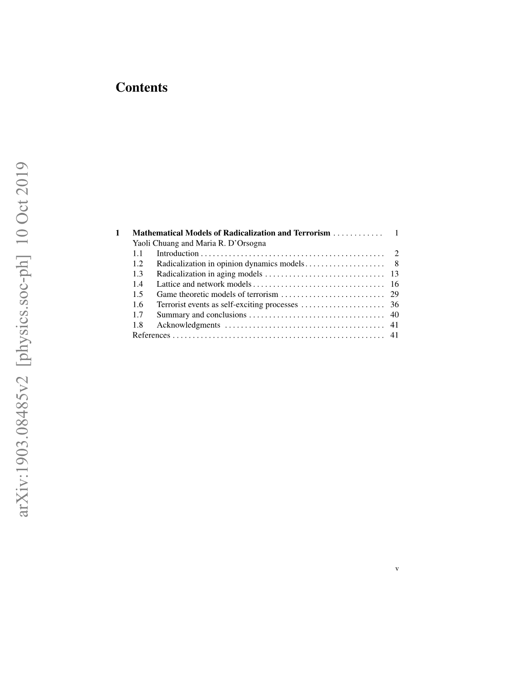 Arxiv:1903.08485V2 [Physics.Soc-Ph] 10 Oct 2019