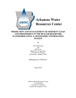 Arkansas Water Resources Center