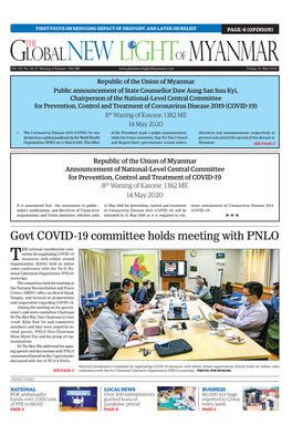 Govt COVID-19 Committee Holds Meeting with PNLO