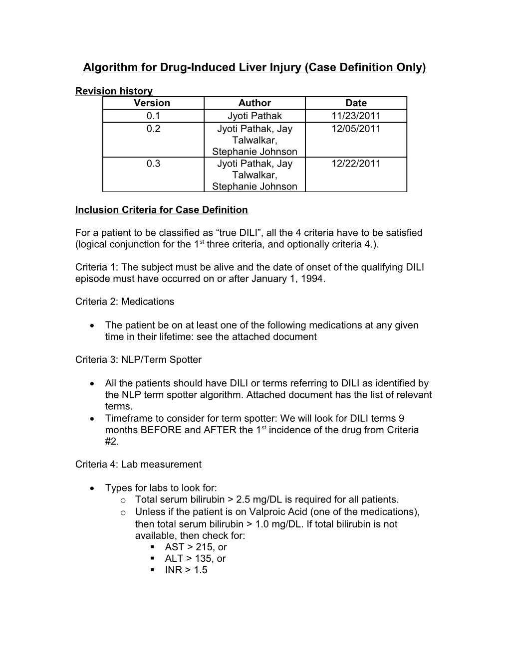 Algorithm for Neutropenia (Case Definition Only)