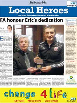 FA Honour Eric's Dedication