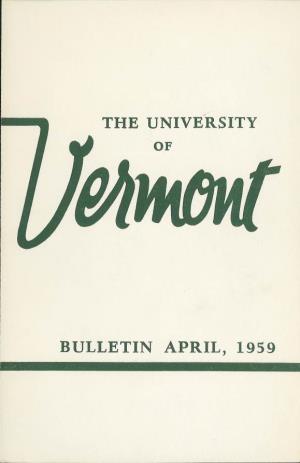 1958-1959 Undergraduate Catalogue