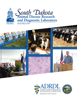 South Dakota Animal Disease Research and Diagnostic Laboratory Annual Report 2017